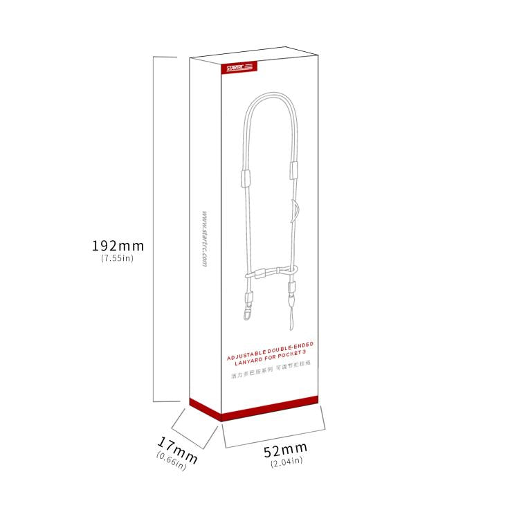 For DJI Pocket 3 STARTRC Adjustable Double-Ended Neck Strap For DJI Pocket 3 STARTRC Adjustable Double-Ended Neck Strap